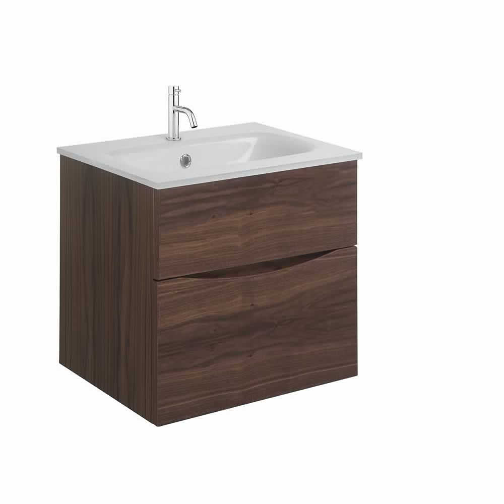 Glide II 50 Unit & Ice White Glass Basin